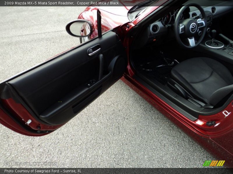 Copper Red Mica / Black 2009 Mazda MX-5 Miata Sport Roadster