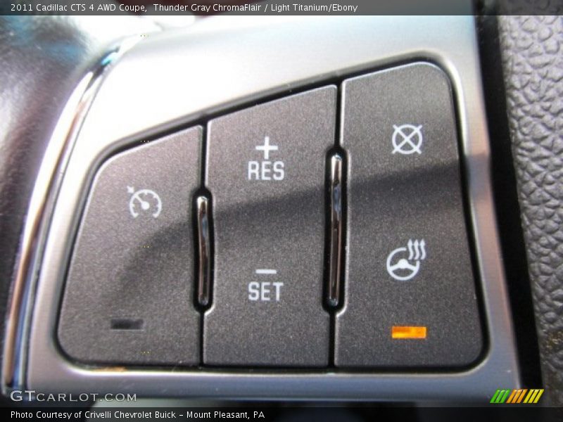 Controls of 2011 CTS 4 AWD Coupe