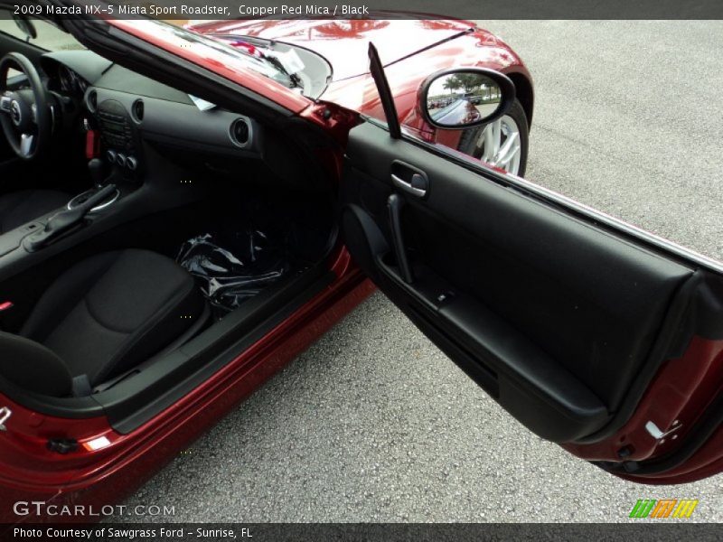 Copper Red Mica / Black 2009 Mazda MX-5 Miata Sport Roadster