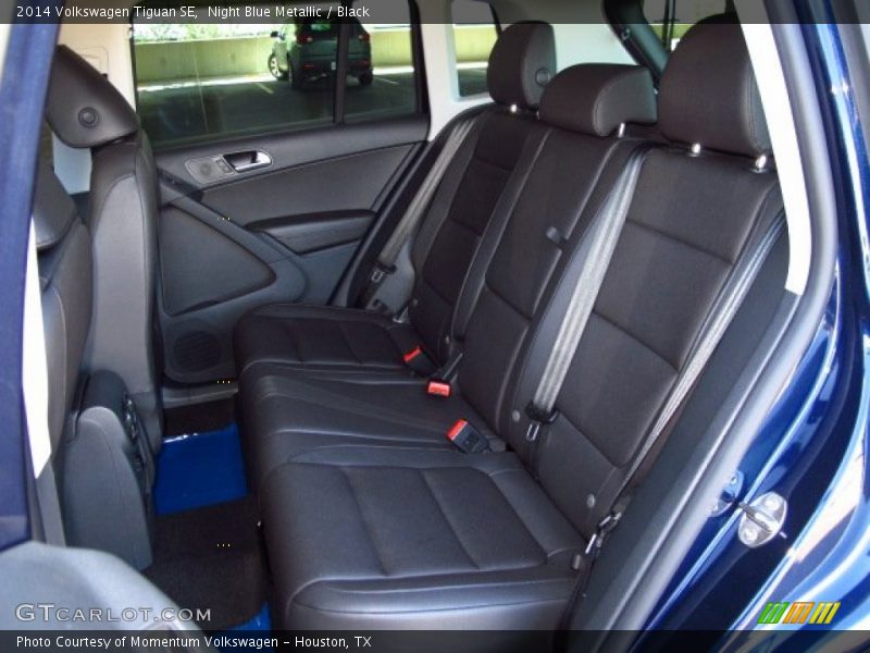Night Blue Metallic / Black 2014 Volkswagen Tiguan SE