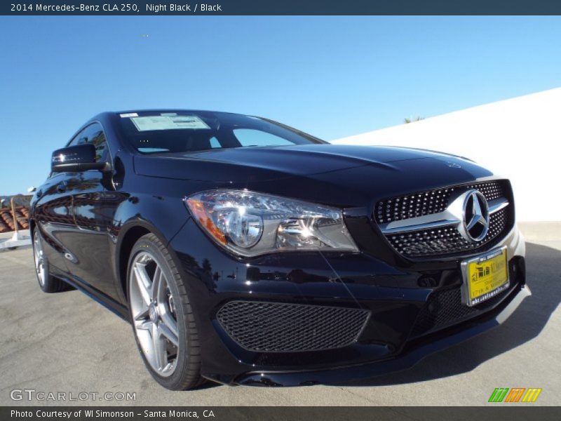 Night Black / Black 2014 Mercedes-Benz CLA 250