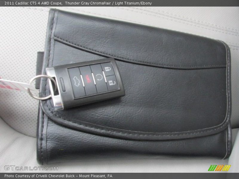 Keys of 2011 CTS 4 AWD Coupe