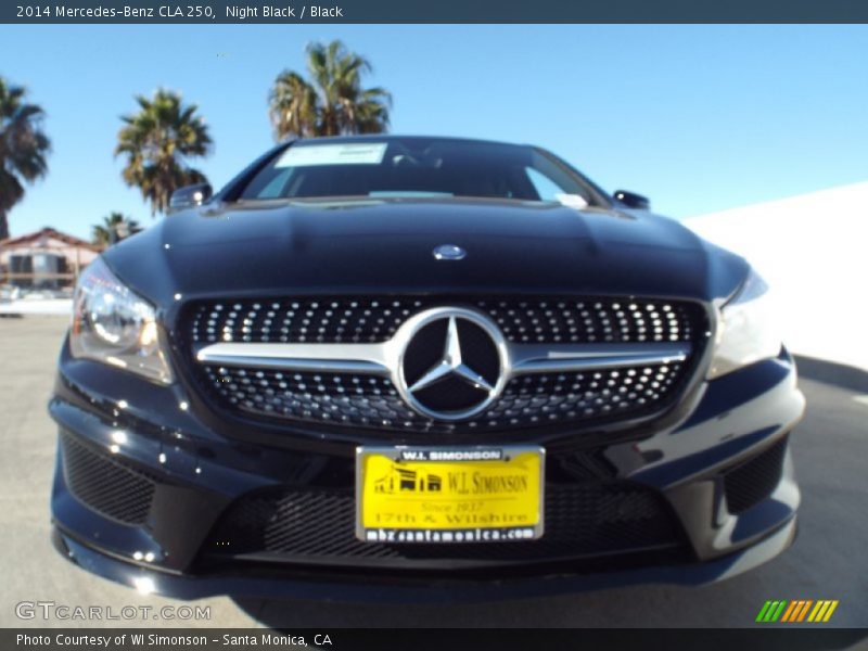 Night Black / Black 2014 Mercedes-Benz CLA 250