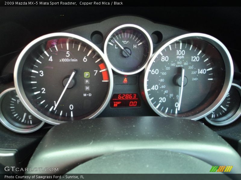  2009 MX-5 Miata Sport Roadster Sport Roadster Gauges