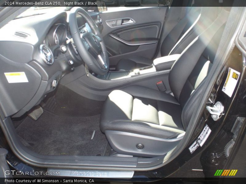 Night Black / Black 2014 Mercedes-Benz CLA 250