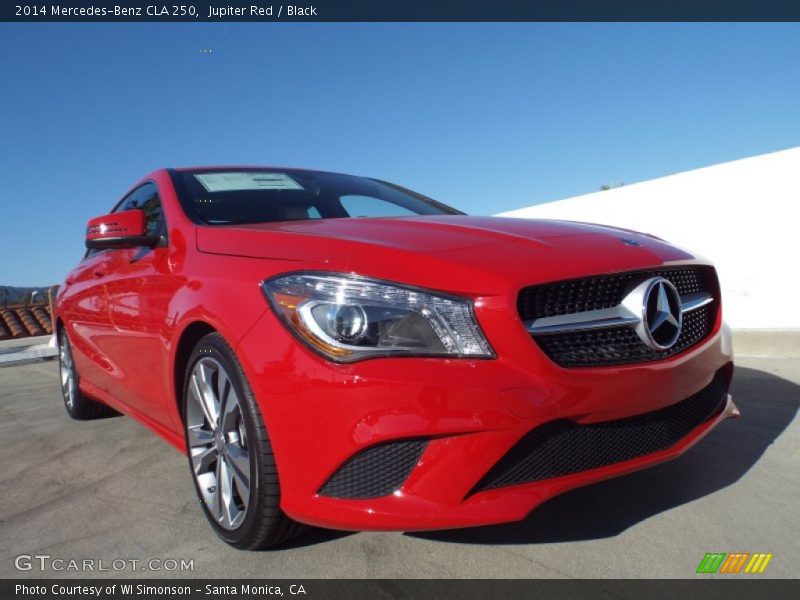 Jupiter Red / Black 2014 Mercedes-Benz CLA 250