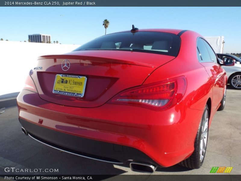 Jupiter Red / Black 2014 Mercedes-Benz CLA 250