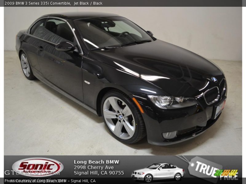 Jet Black / Black 2009 BMW 3 Series 335i Convertible