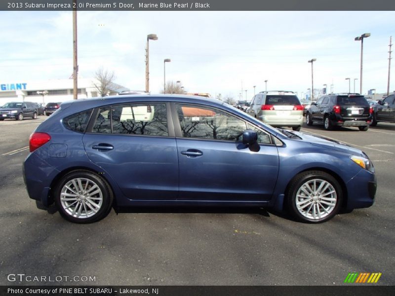 Marine Blue Pearl / Black 2013 Subaru Impreza 2.0i Premium 5 Door