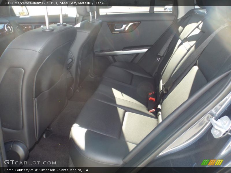 Steel Grey Metallic / Black 2014 Mercedes-Benz GLK 350