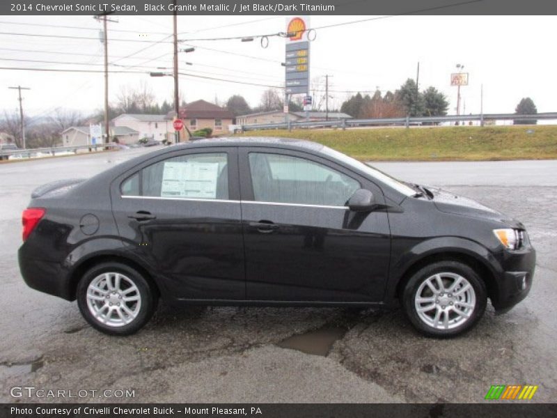 Black Granite Metallic / Jet Black/Dark Titanium 2014 Chevrolet Sonic LT Sedan