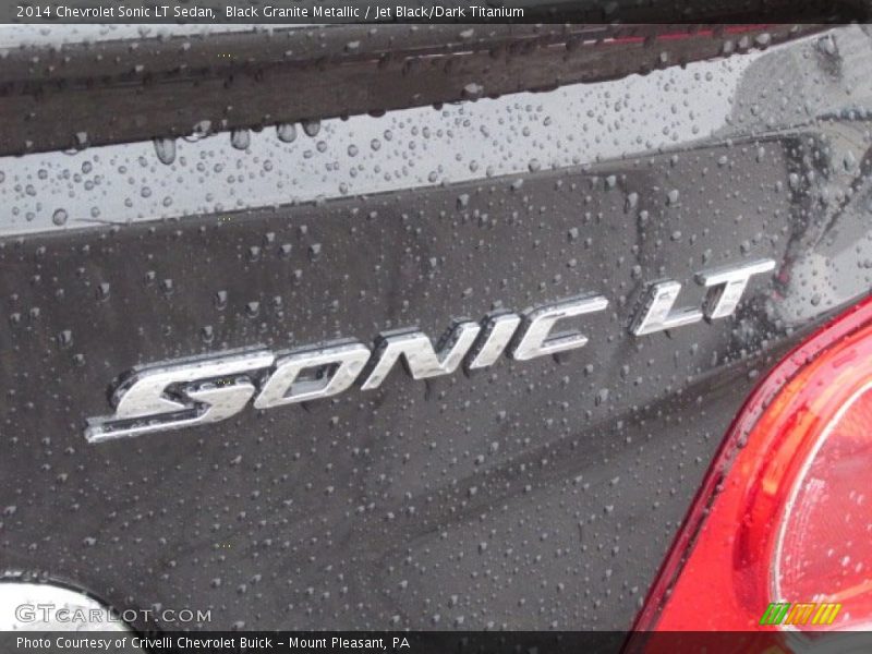 Black Granite Metallic / Jet Black/Dark Titanium 2014 Chevrolet Sonic LT Sedan