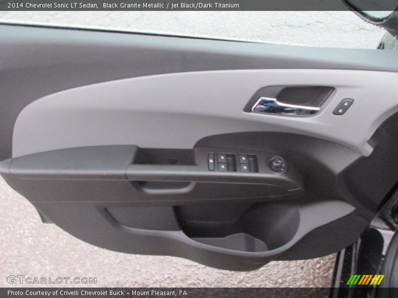 Black Granite Metallic / Jet Black/Dark Titanium 2014 Chevrolet Sonic LT Sedan