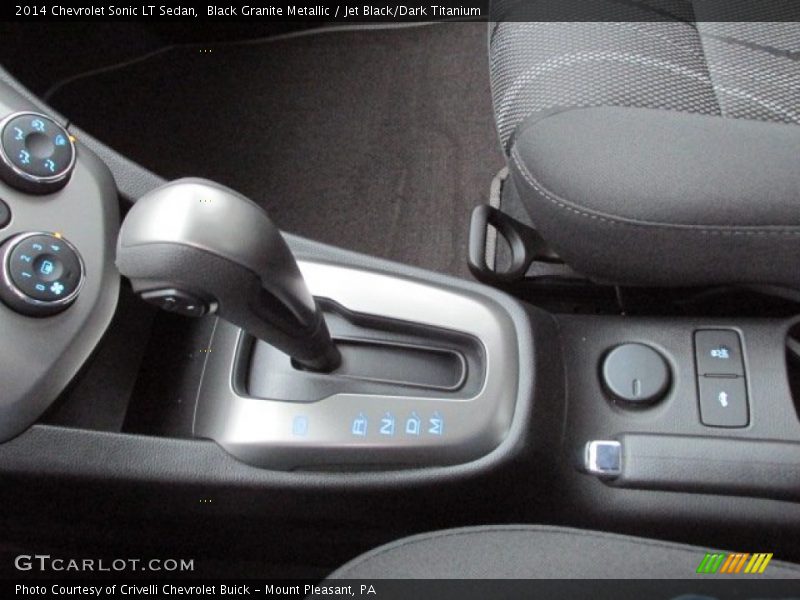 Black Granite Metallic / Jet Black/Dark Titanium 2014 Chevrolet Sonic LT Sedan