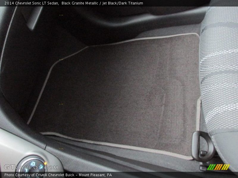 Black Granite Metallic / Jet Black/Dark Titanium 2014 Chevrolet Sonic LT Sedan