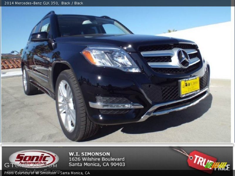 Black / Black 2014 Mercedes-Benz GLK 350