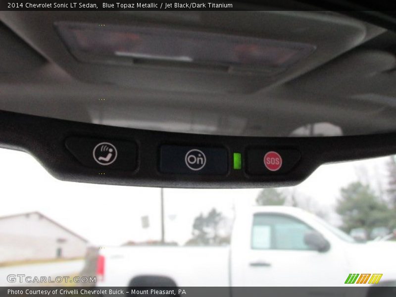 Blue Topaz Metallic / Jet Black/Dark Titanium 2014 Chevrolet Sonic LT Sedan