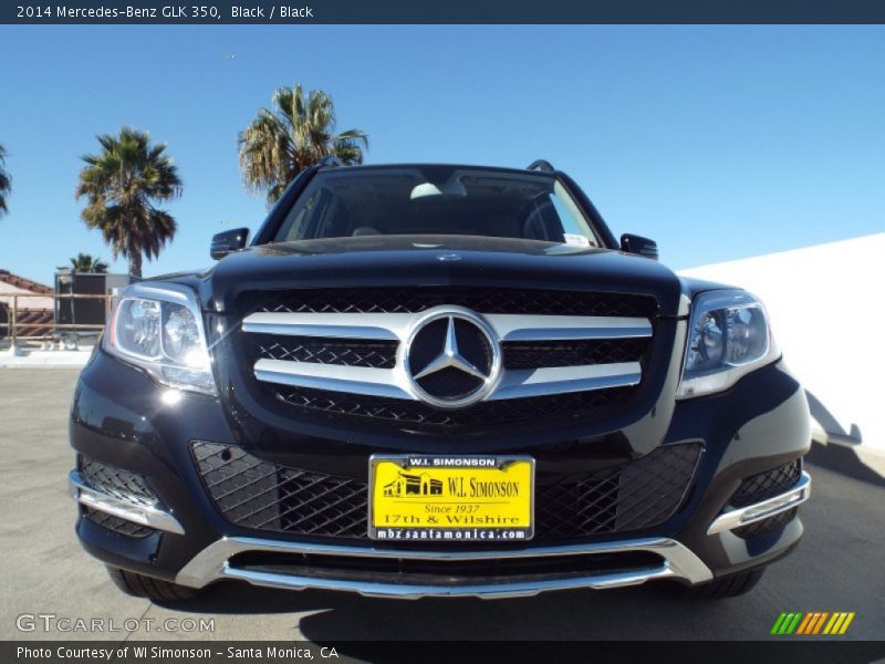 Black / Black 2014 Mercedes-Benz GLK 350