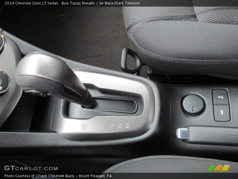 Blue Topaz Metallic / Jet Black/Dark Titanium 2014 Chevrolet Sonic LT Sedan