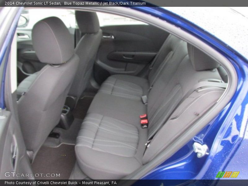 Blue Topaz Metallic / Jet Black/Dark Titanium 2014 Chevrolet Sonic LT Sedan