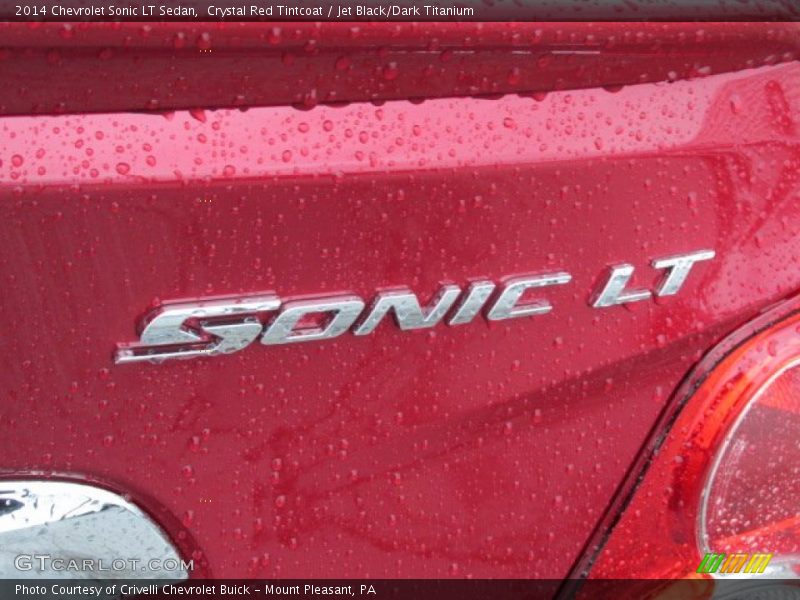 Crystal Red Tintcoat / Jet Black/Dark Titanium 2014 Chevrolet Sonic LT Sedan