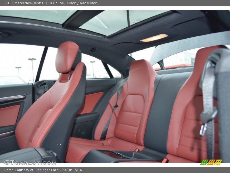 Rear Seat of 2012 E 350 Coupe