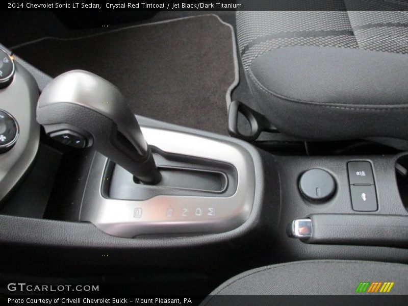 Crystal Red Tintcoat / Jet Black/Dark Titanium 2014 Chevrolet Sonic LT Sedan