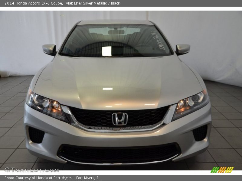 Alabaster Silver Metallic / Black 2014 Honda Accord LX-S Coupe