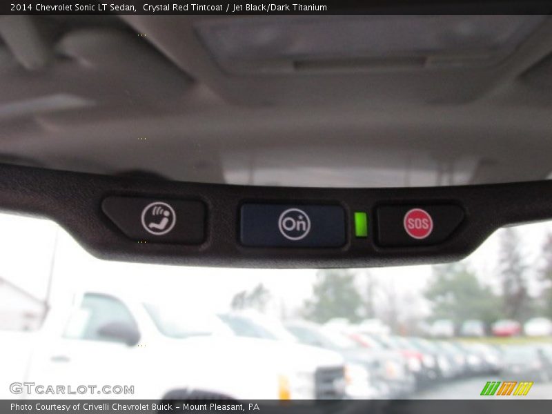 Crystal Red Tintcoat / Jet Black/Dark Titanium 2014 Chevrolet Sonic LT Sedan