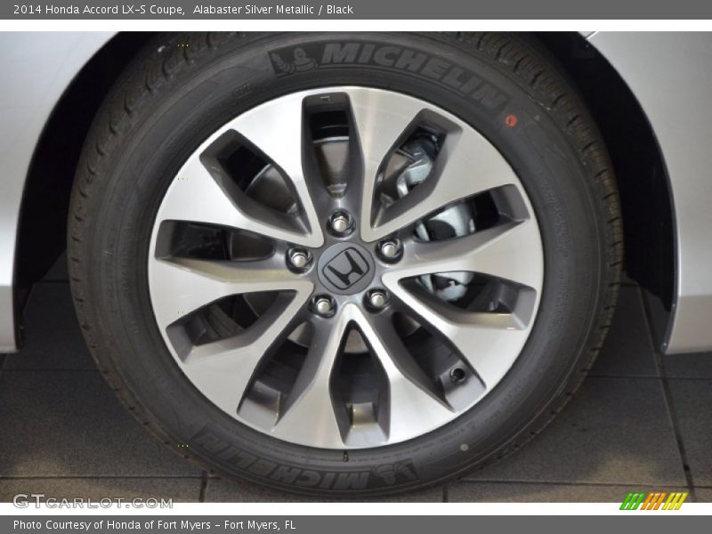 Alabaster Silver Metallic / Black 2014 Honda Accord LX-S Coupe