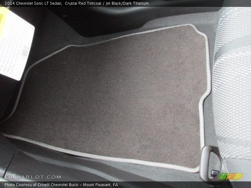 Crystal Red Tintcoat / Jet Black/Dark Titanium 2014 Chevrolet Sonic LT Sedan