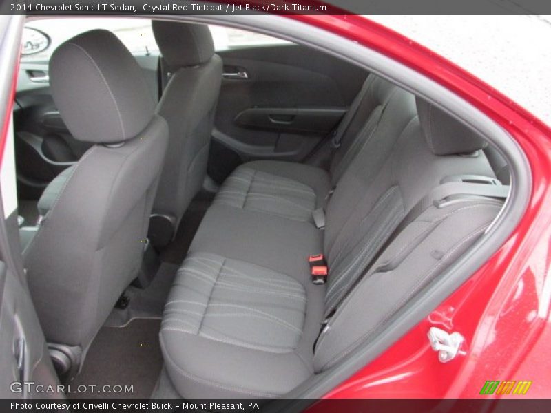 Crystal Red Tintcoat / Jet Black/Dark Titanium 2014 Chevrolet Sonic LT Sedan