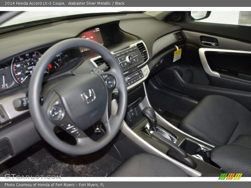 Alabaster Silver Metallic / Black 2014 Honda Accord LX-S Coupe