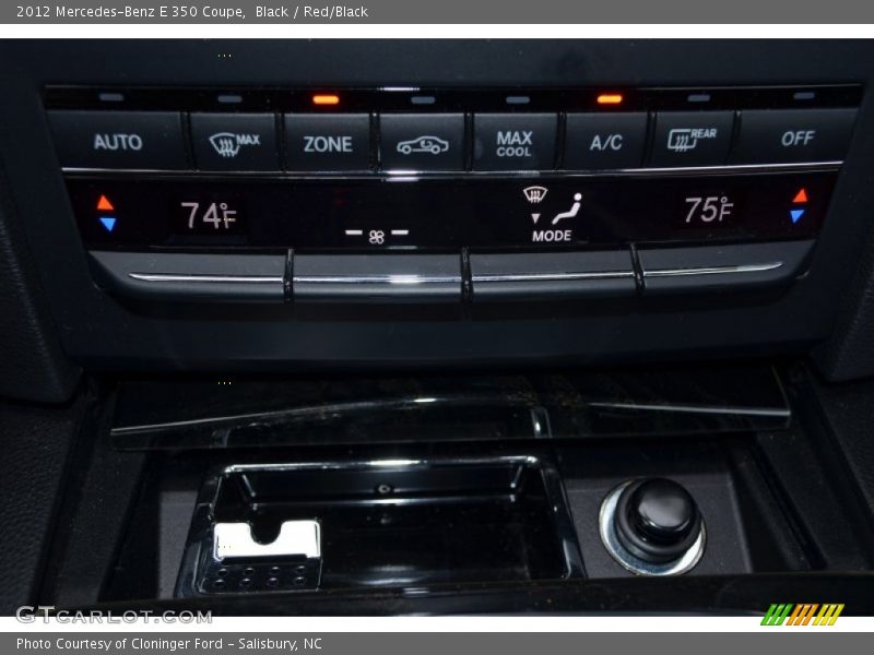 Black / Red/Black 2012 Mercedes-Benz E 350 Coupe