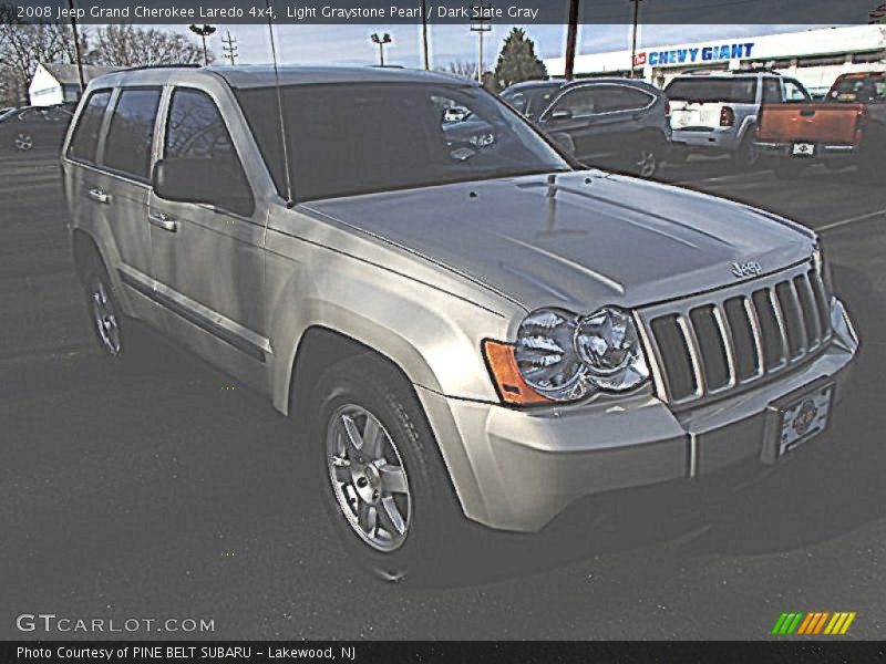 Light Graystone Pearl / Dark Slate Gray 2008 Jeep Grand Cherokee Laredo 4x4