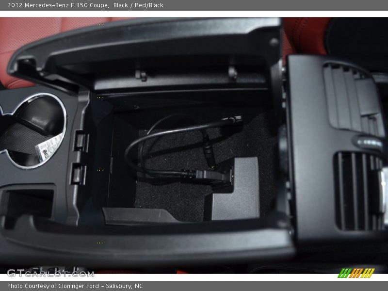 Black / Red/Black 2012 Mercedes-Benz E 350 Coupe