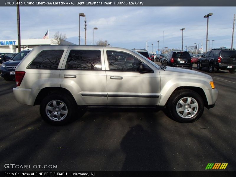 Light Graystone Pearl / Dark Slate Gray 2008 Jeep Grand Cherokee Laredo 4x4