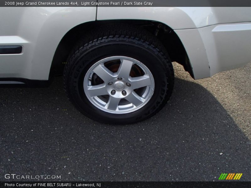 Light Graystone Pearl / Dark Slate Gray 2008 Jeep Grand Cherokee Laredo 4x4