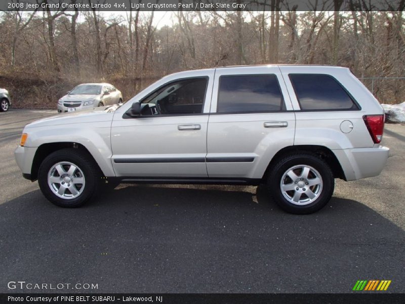 Light Graystone Pearl / Dark Slate Gray 2008 Jeep Grand Cherokee Laredo 4x4