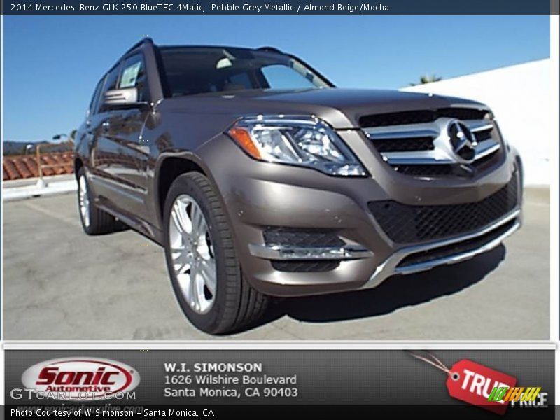 Pebble Grey Metallic / Almond Beige/Mocha 2014 Mercedes-Benz GLK 250 BlueTEC 4Matic