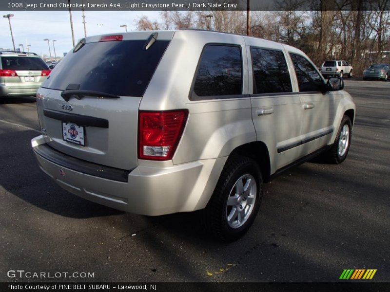 Light Graystone Pearl / Dark Slate Gray 2008 Jeep Grand Cherokee Laredo 4x4
