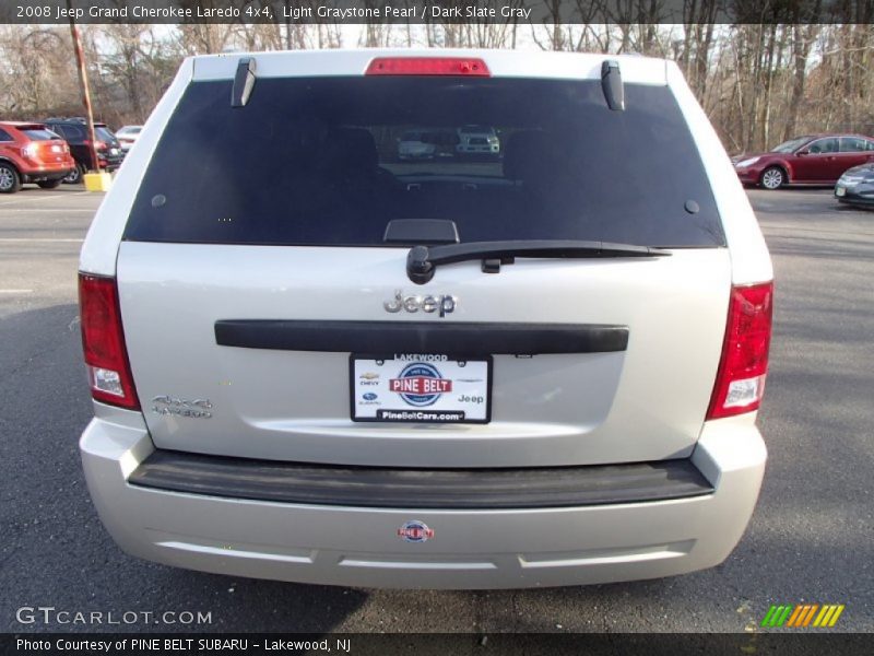 Light Graystone Pearl / Dark Slate Gray 2008 Jeep Grand Cherokee Laredo 4x4