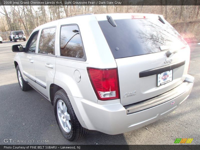 Light Graystone Pearl / Dark Slate Gray 2008 Jeep Grand Cherokee Laredo 4x4