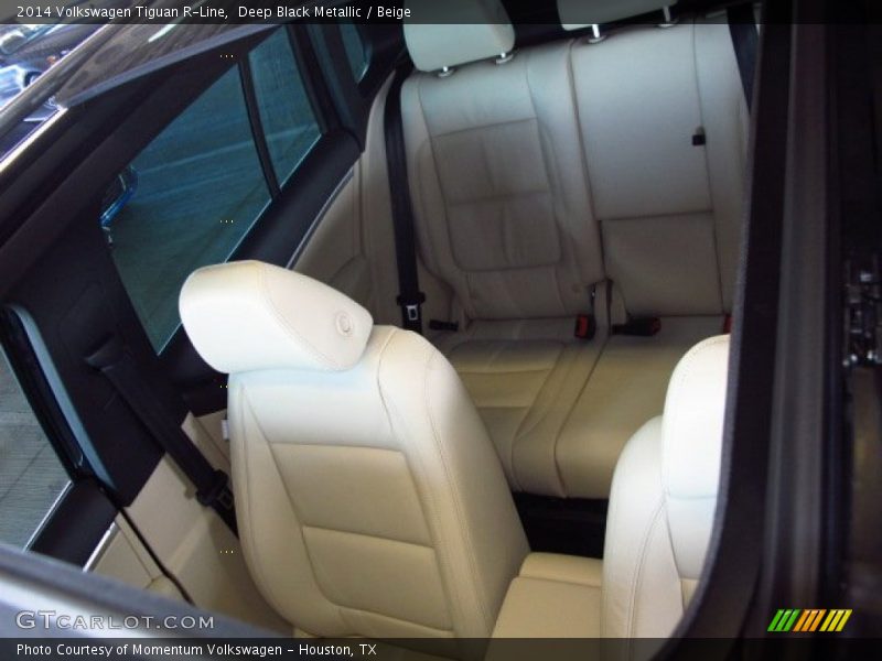 Deep Black Metallic / Beige 2014 Volkswagen Tiguan R-Line