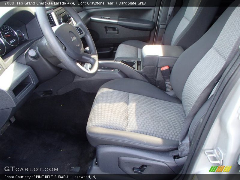 Light Graystone Pearl / Dark Slate Gray 2008 Jeep Grand Cherokee Laredo 4x4