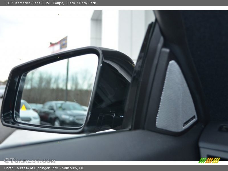 Black / Red/Black 2012 Mercedes-Benz E 350 Coupe