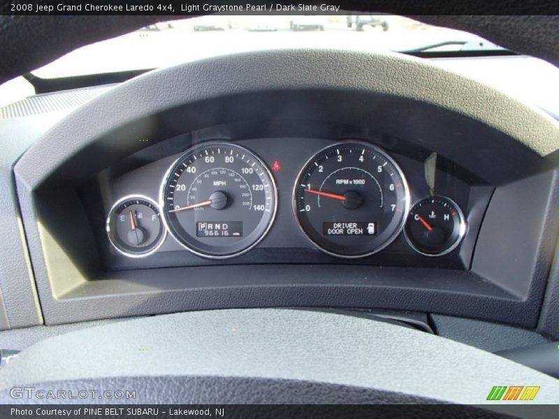 Light Graystone Pearl / Dark Slate Gray 2008 Jeep Grand Cherokee Laredo 4x4