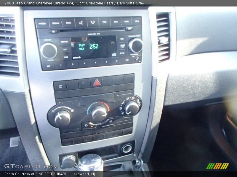 Light Graystone Pearl / Dark Slate Gray 2008 Jeep Grand Cherokee Laredo 4x4
