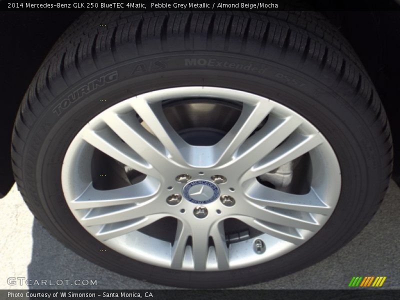 Pebble Grey Metallic / Almond Beige/Mocha 2014 Mercedes-Benz GLK 250 BlueTEC 4Matic