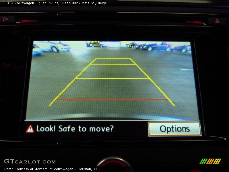 Deep Black Metallic / Beige 2014 Volkswagen Tiguan R-Line